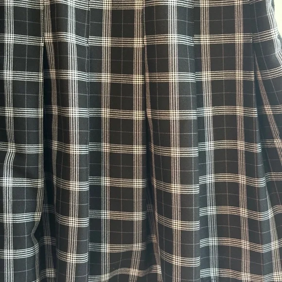 Divided Black & White Plaid  Mini Dress - Picture 5 of 8